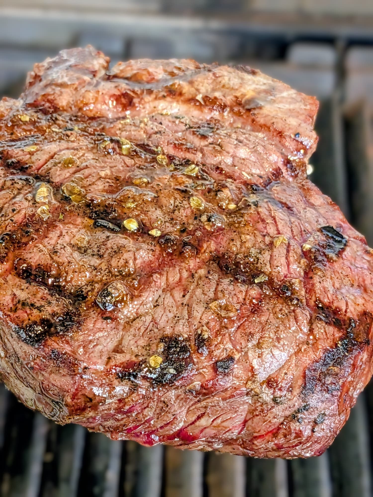 Signature steak dish served with seasonal vegetables