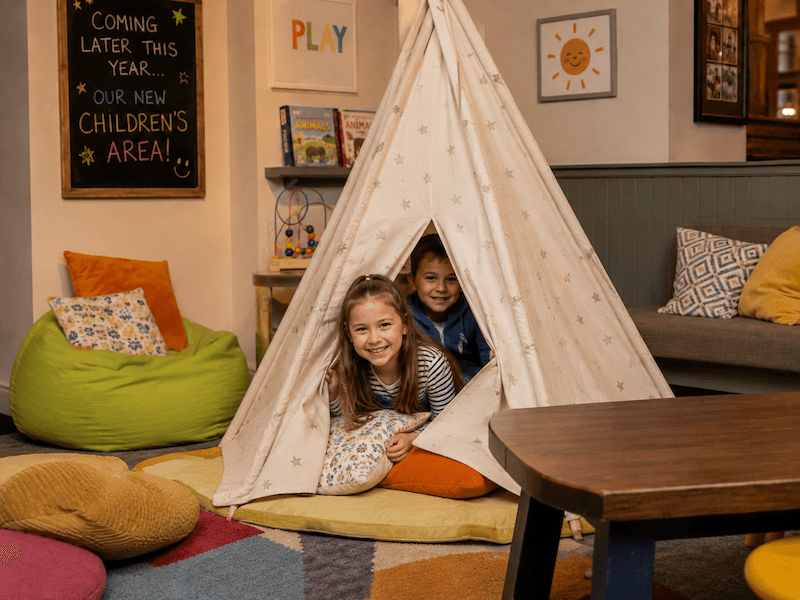 Preview image of children enjoying a planned indoor play area at the White Horse Inn