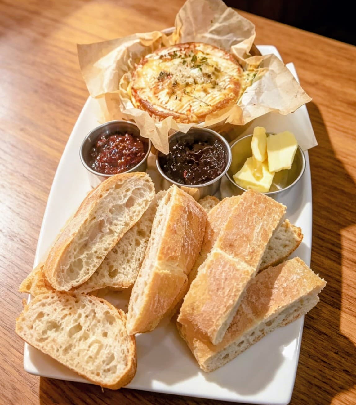 Honey & Rosemary Camembert Sharer from To Start on Lunch