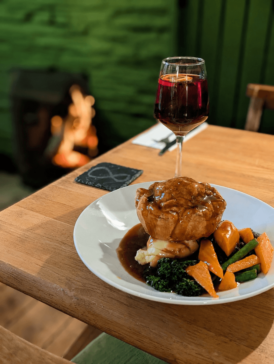 Pie of the day at the White Horse Inn Launceston